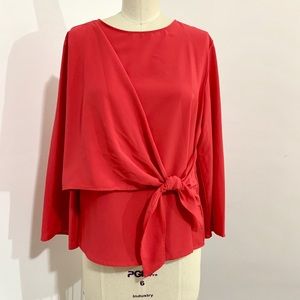 Red cherry 3/4 sleeve tunic